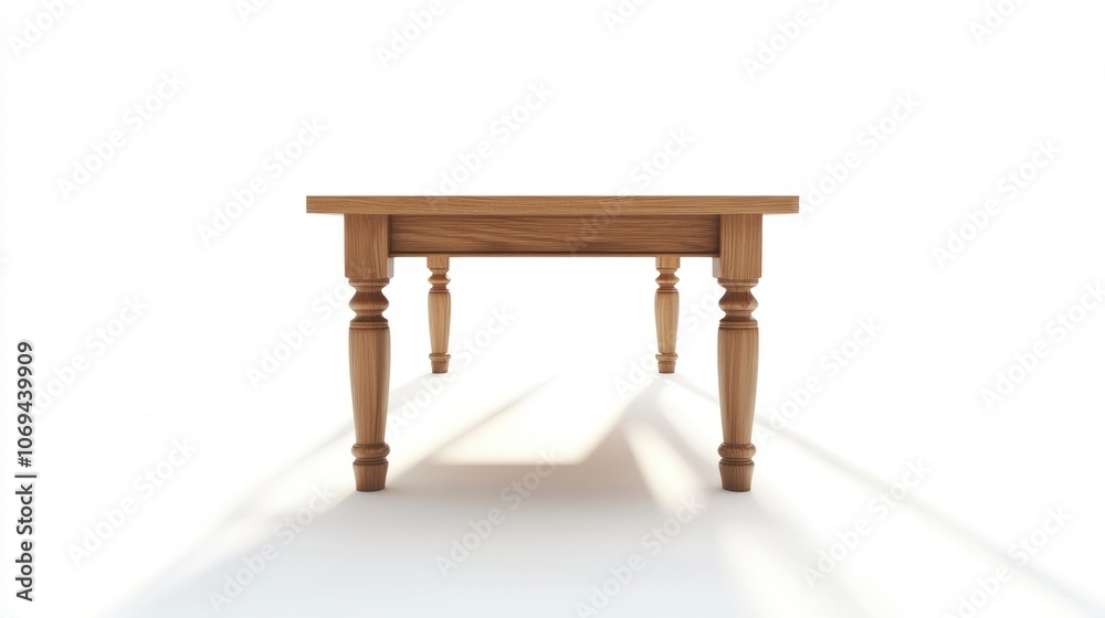 Classic Wooden Table with Rich Grain and Elegant Design Classic Wooden Table with Rich Grain and Elegant Design