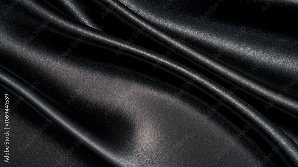 Holiday luxurious black fabric background with premium wave cloth for a Christmas or Black Friday background, with a dynamic and flowing feel Holiday luxurious black fabric background with premium wave cloth for a Christmas or Black Friday background, with a dynamic and flowing feel