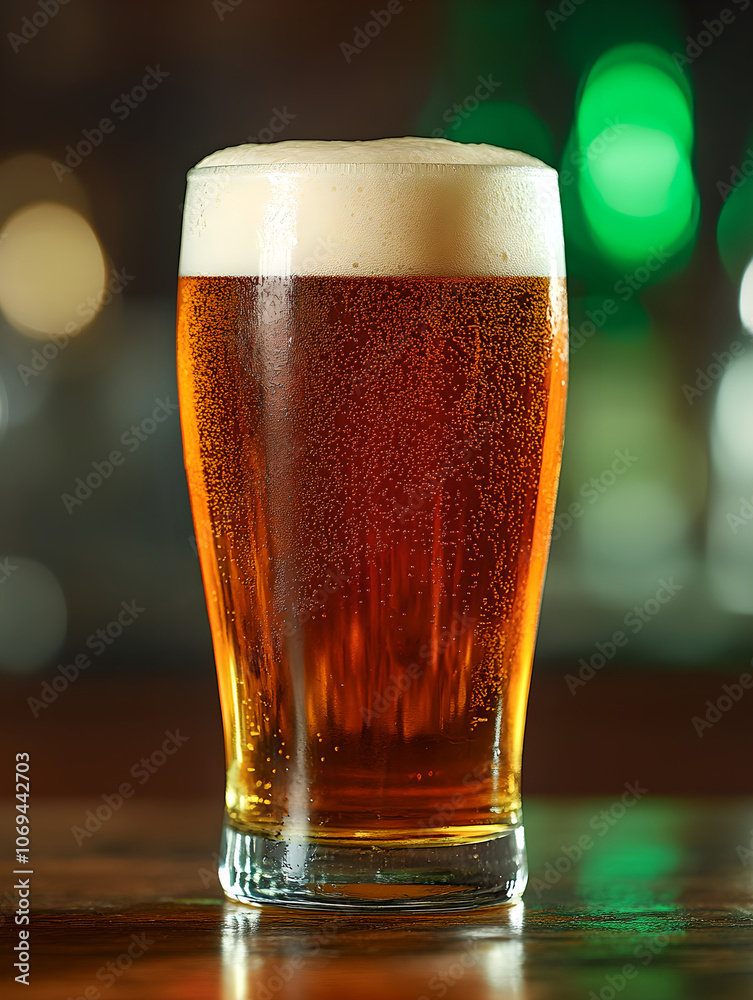 St. Patrick's Day themed beer food photography St. Patrick's Day themed beer food photography