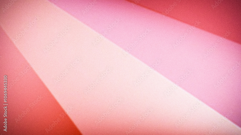Abstract 4K gradient featuring soft red, pink, and peach geometric stripes, accentuated with a grainy texture and subtle blur for a modern design Abstract 4K gradient featuring soft red, pink, and peach geometric stripes, accentuated with a grainy texture and subtle blur for a modern design