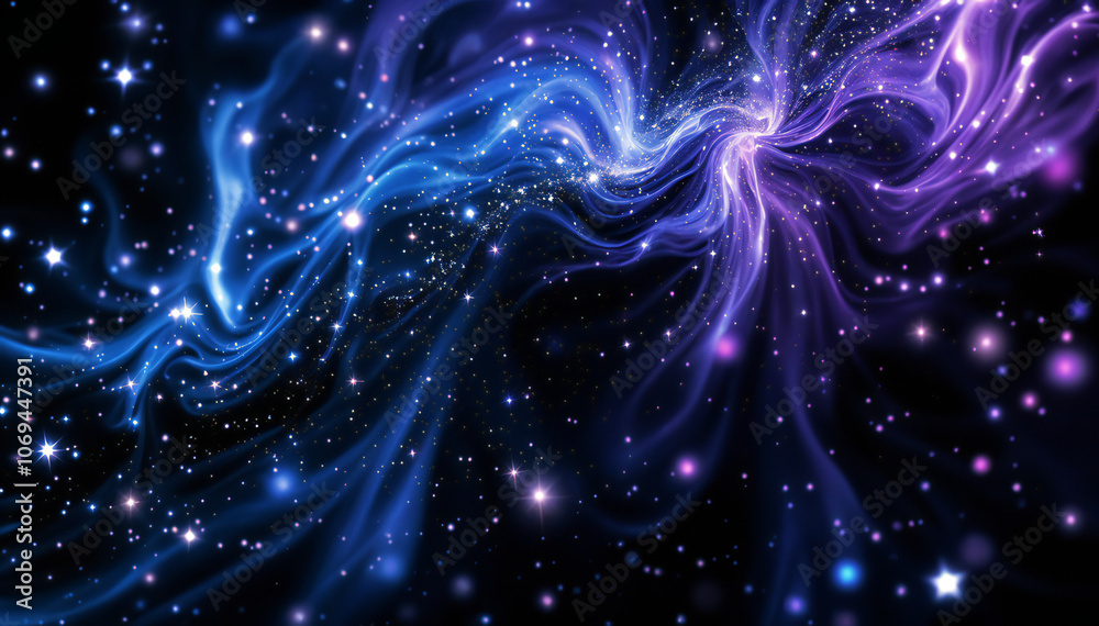 Obraz premium abstract background with stars