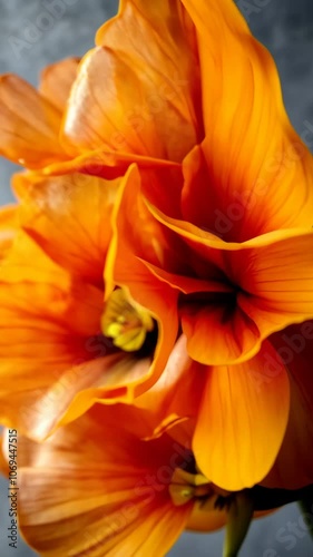 Wallpaper Mural Blooming orange clivia miniata flowers showcasing stunning visual effects Torontodigital.ca