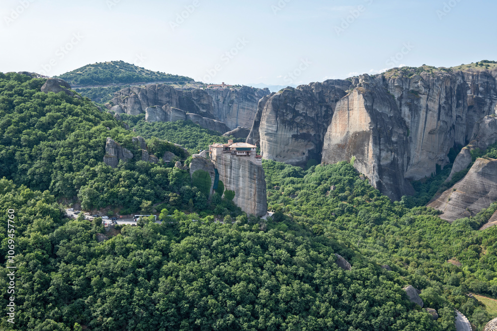 Panorama of Meteora Monasteries, Thessaly, Greece Panorama of Meteora Monasteries, Thessaly, Greece