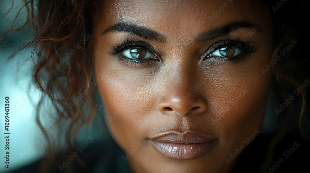Closeup Photo of Woman's Eyes and Face Closeup Photo of Woman's Eyes and Face