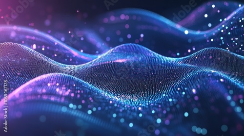 Abstract Digital Wave