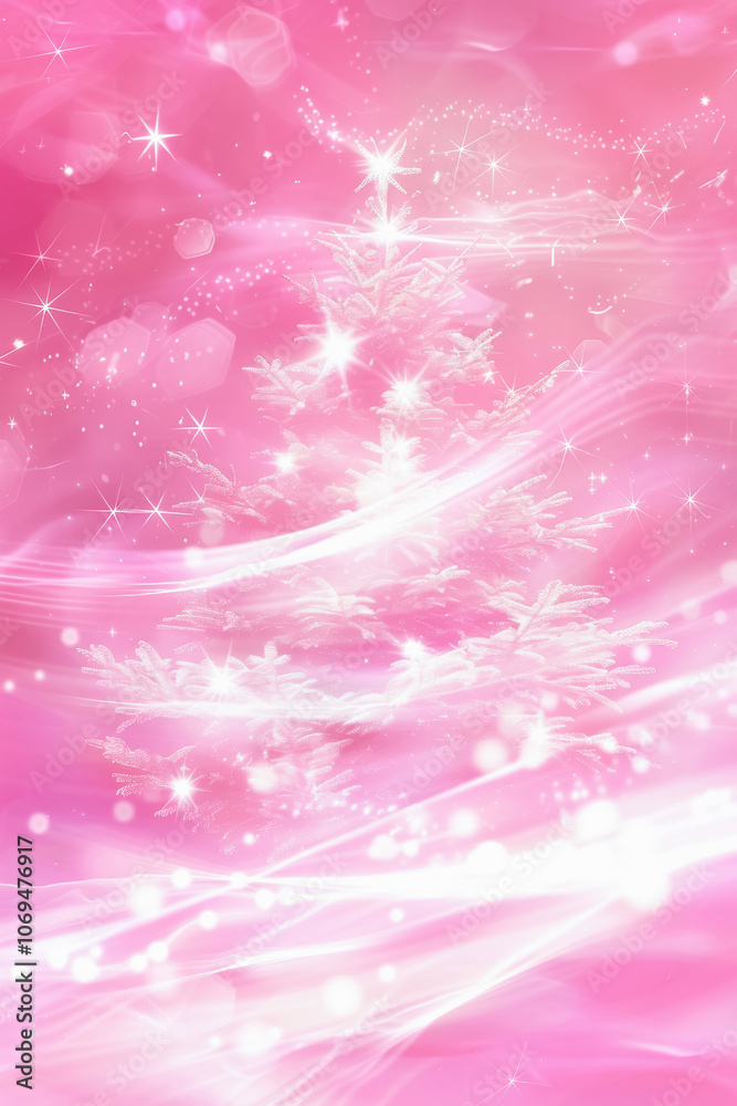 Soft light pink abstract background perfect for festive Christmas celebrations