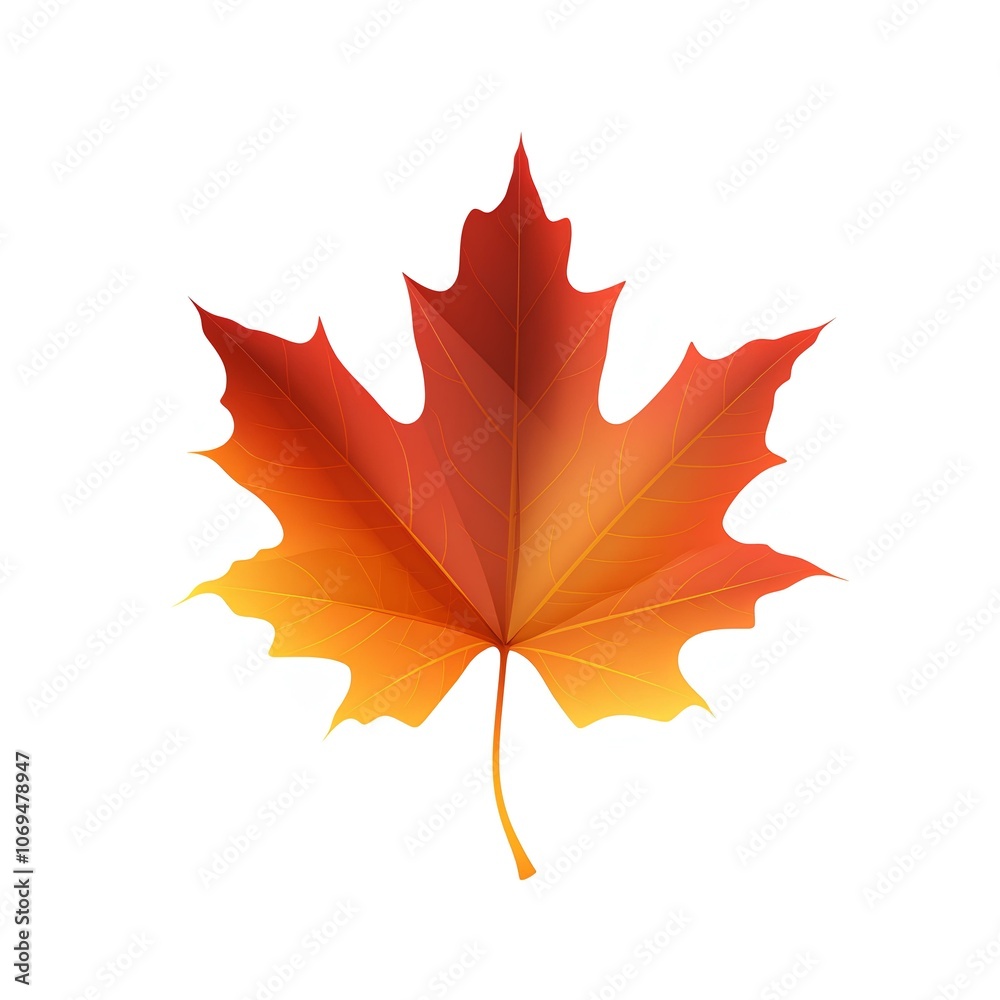 Obraz premium autumn maple leaf