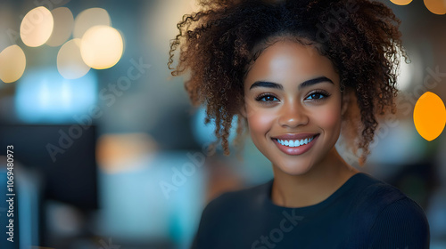 Smiling Woman Portrait Photo