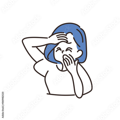 体調不良　女性