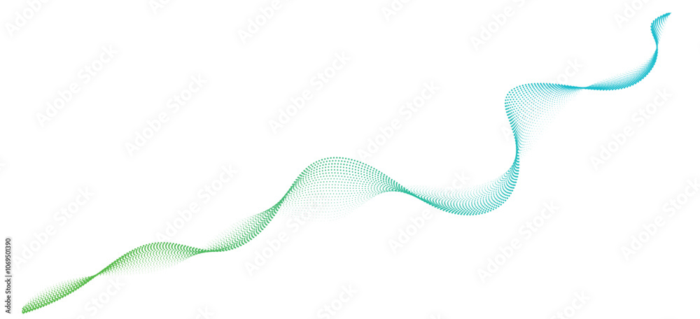 smooth flowing wave dots halftone lines dynamic blue purple pink gradient isolated on transparent background concept of technology, digital, communication, science, music vector illustration smooth flowing wave dots halftone lines dynamic blue purple pink gradient isolated on transparent background concept of technology, digital, communication, science, music vector illustration