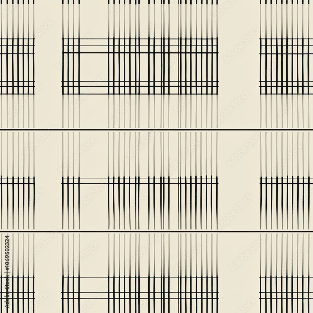 custom made wallpaper toronto digitalAbstract Pattern of Black and Gray Lines on a Beige Background