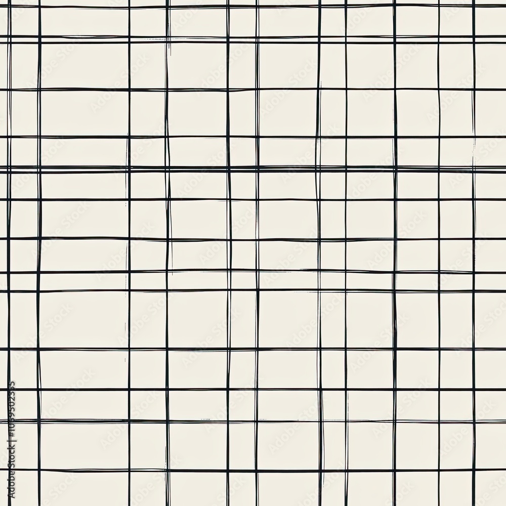 Abstract Grid Pattern with Black Lines on a White Background Abstract Grid Pattern with Black Lines on a White Background