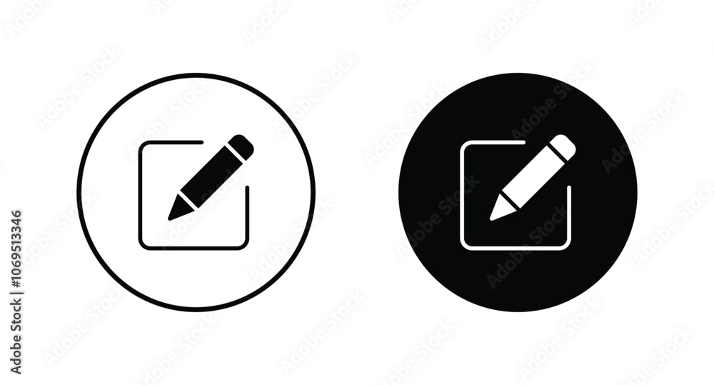 Edit icon set. edit document with pencil icon. Pencil icon, sign up icon Edit icon set. edit document with pencil icon. Pencil icon, sign up icon