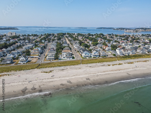 Fotografía aerial view of hull ma