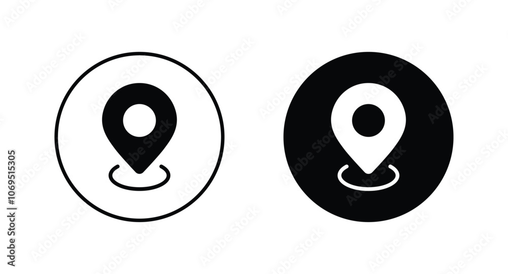 pin maps icon set, pin location icon vector pin maps icon set, pin location icon vector