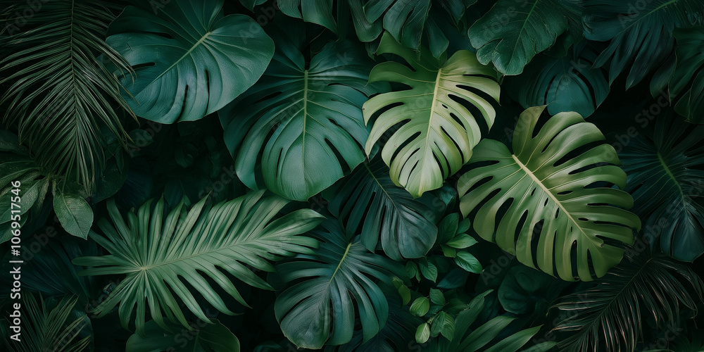 green tropical jungle leaves background green tropical jungle leaves background