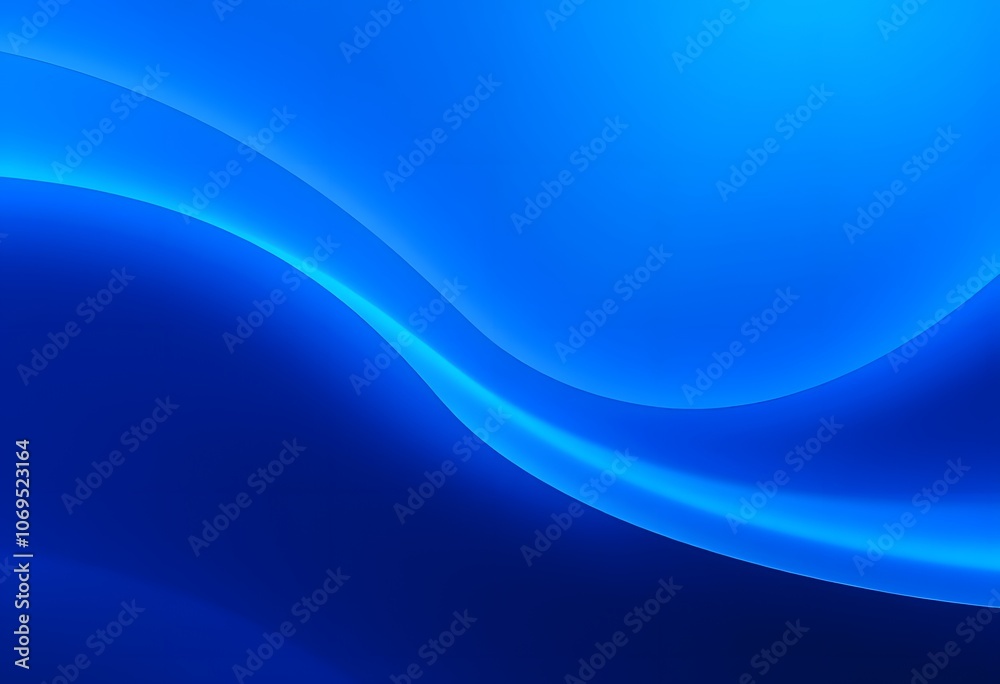 Abstract luxury gradient blue background created with generative AI Abstract luxury gradient blue background created with generative AI
