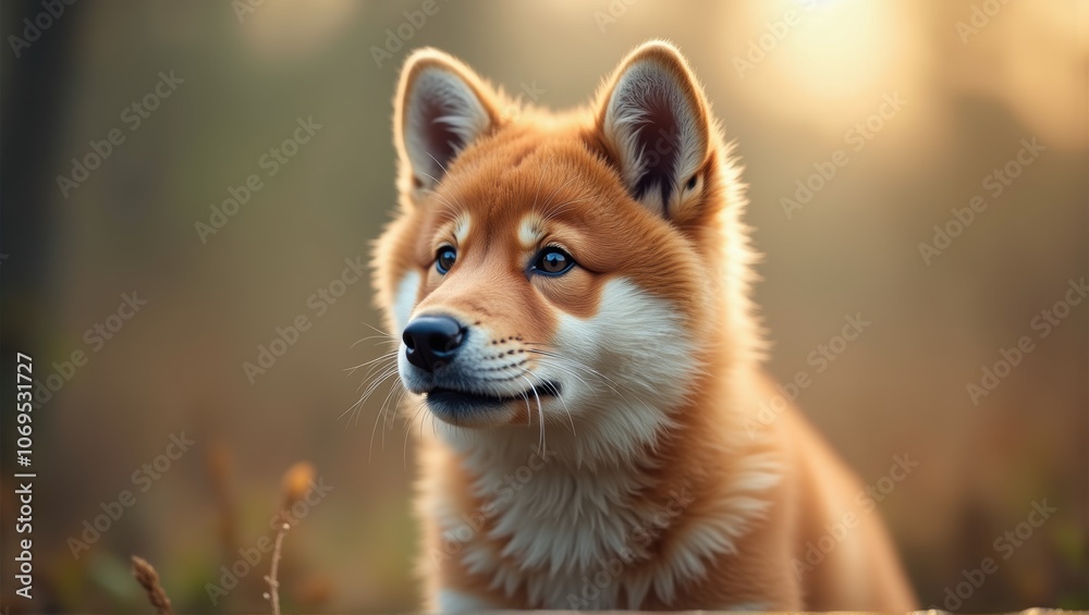 Close-up of a fox with its face obscured by a blurred square, in a natural, sunlit setting. Generative, AI.
Close-up of a fox with its face obscured by a blurred square, in a natural, sunlit setting. Generative, AI.