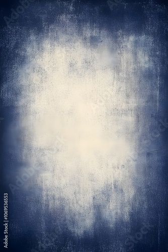 Vintage Grunge Texture with Dark Blue and Gray Gradient