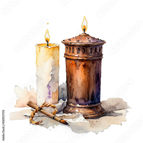 Candle and Candle Holder photo