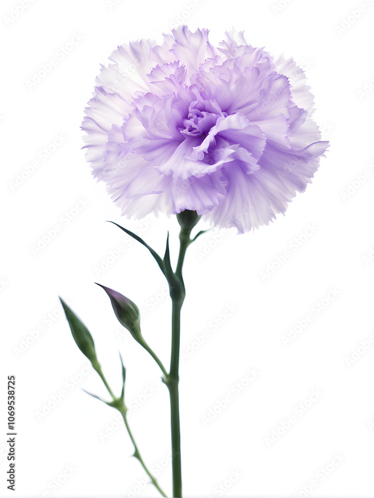Violet colored carnation Violet colored carnation