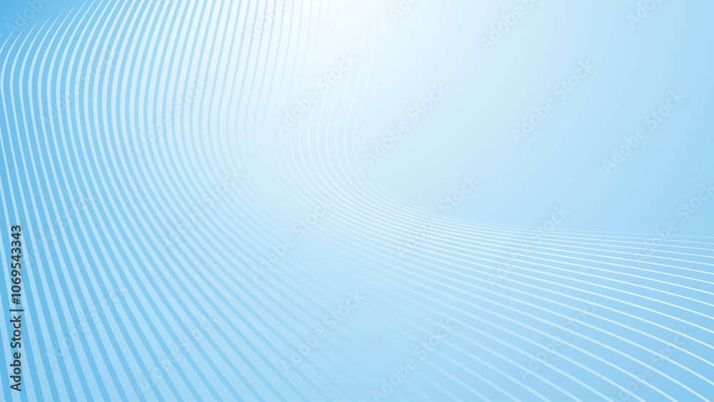 Blue white gradient abstract background with curve stripes line for backdrop Blue white gradient abstract background with curve stripes line for backdrop