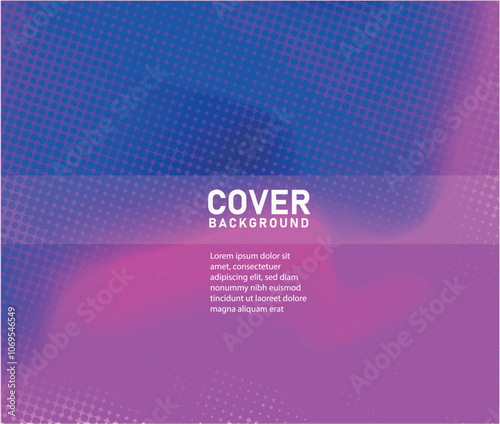 COVER COLOR HALFTONE BACKGROUND