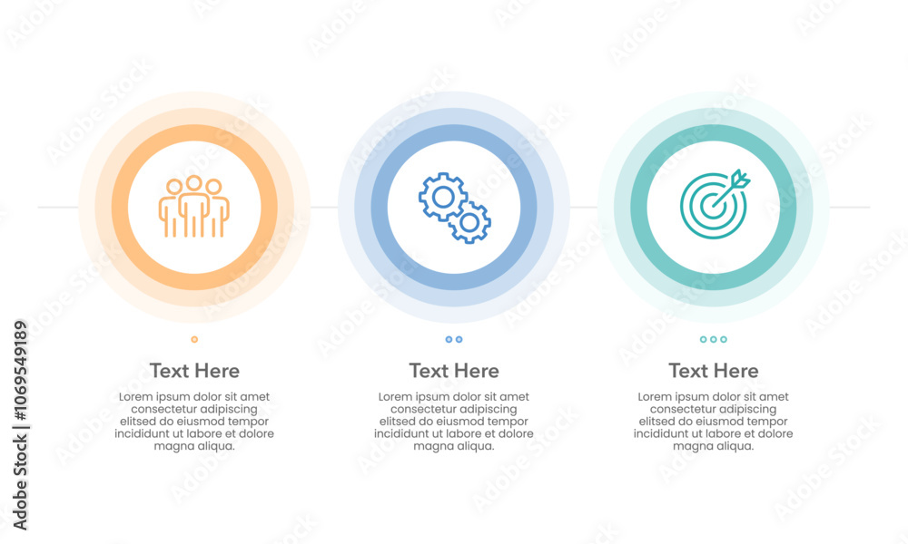 3 process infographic circle design template. Planning, Marketing, Business presentation, Report and Strategy. Vector illustration. 3 process infographic circle design template. Planning, Marketing, Business presentation, Report and Strategy. Vector illustration.