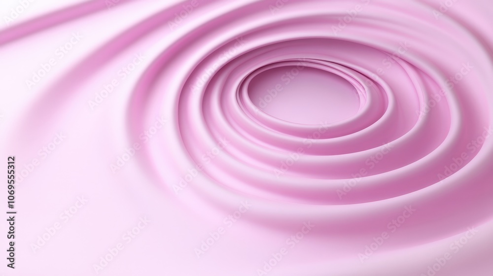 Pink abstract swirling pattern with soft circular layers Pink abstract swirling pattern with soft circular layers