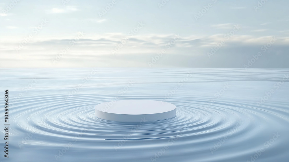 Fototapeta premium zen stones in water