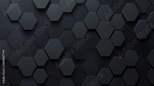 Abstract Geometric Hexagon Pattern