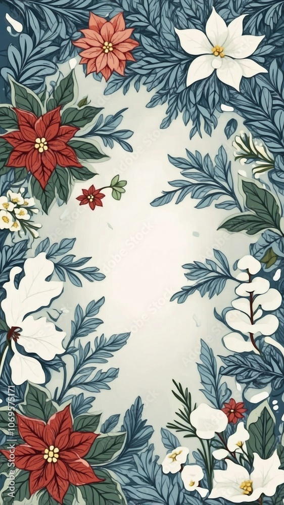 Wreath Christmas pattern Wreath Christmas pattern