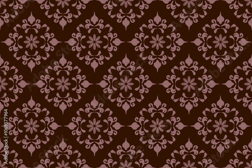 Geometric ethnic oriental ikat pattern traditional Design for background,carpet,wallpaper,clothing,wrapping,Batik,fabric,Vector illustration.embroidery style.