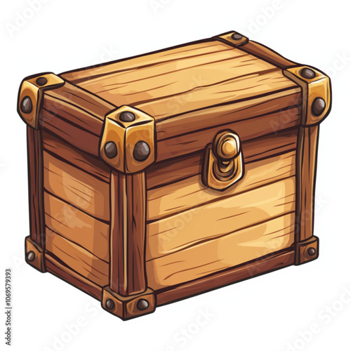vintage wooden box