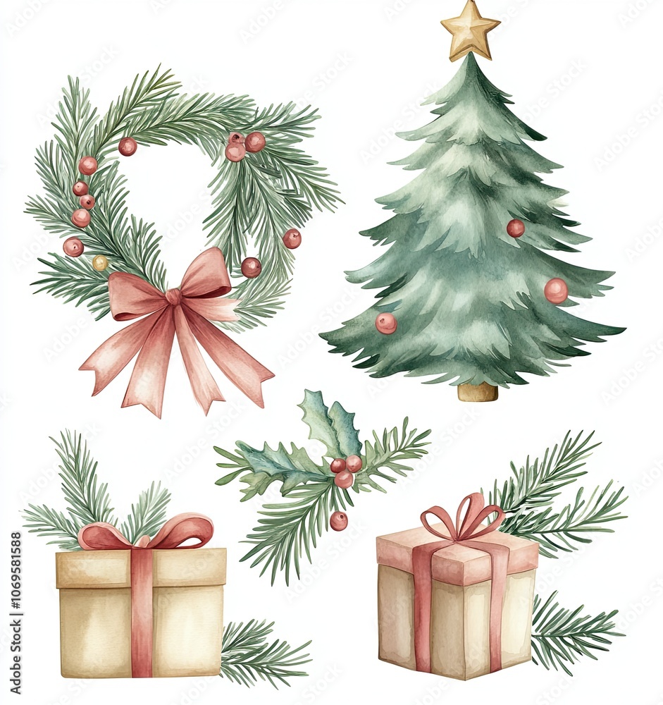 Christmas tree clipart, Christmas tree clipart,