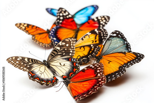 A Vibrant Exploration of Butterfly Life and Diversity Through Macro Nature Photography photo