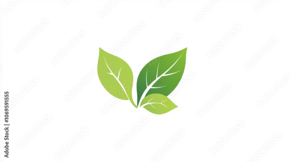 green leaf isolated on white background green leaf isolated on white background