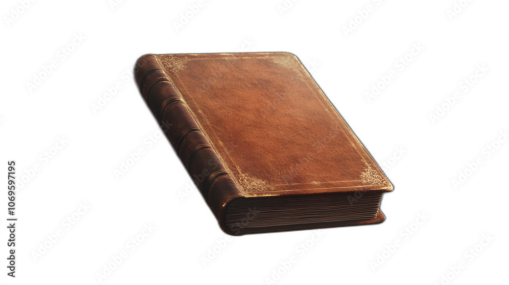 A symbolic book icon hovering, representing knowledge or learning, in a rich brown finish, 4k resolution, no background, no shadow A symbolic book icon hovering, representing knowledge or learning, in a rich brown finish, 4k resolution, no background, no shadow