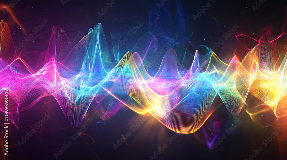 Abstract Colorful Wave Pattern Abstract Colorful Wave Pattern