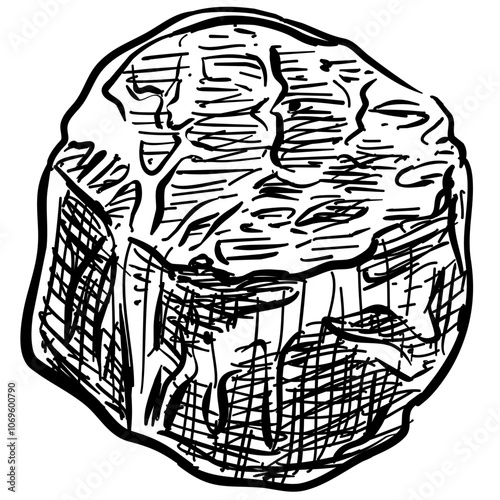 fillet meat handdrawn illustration