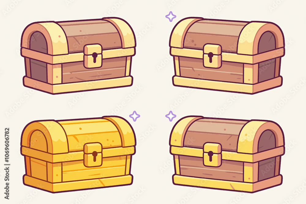 Wooden Treasure Chests: Game Assets & Design Wooden Treasure Chests: Game Assets & Design