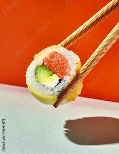 Sushi roll photo