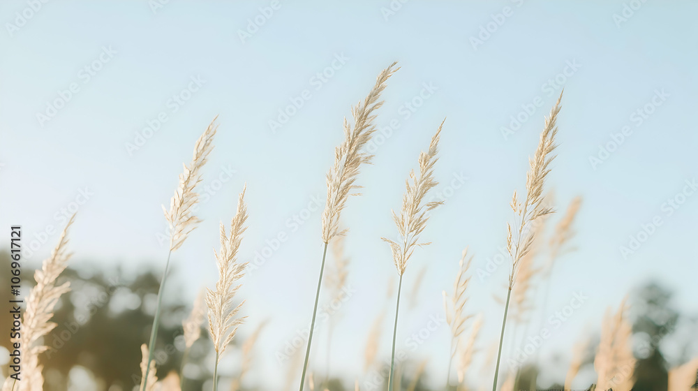 Grass Against Blue Sky, nature, field, meadow, outdoors, summer Grass Against Blue Sky, nature, field, meadow, outdoors, summer