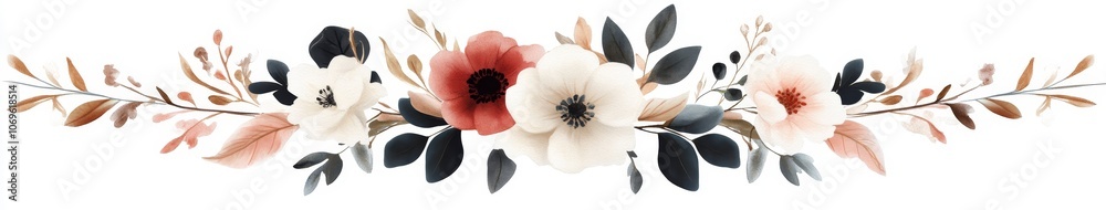 Elegant Floral Border for Modern Designs