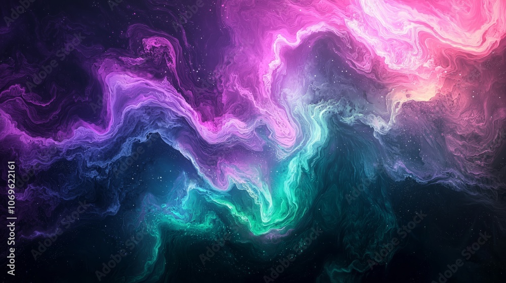 Obraz premium Vivid Neon Gradient Abstract Background