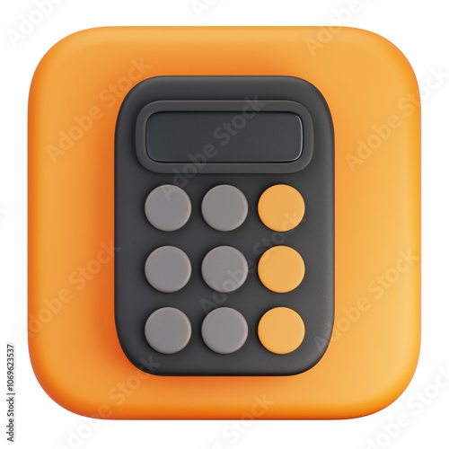 Calculator 3D Icon