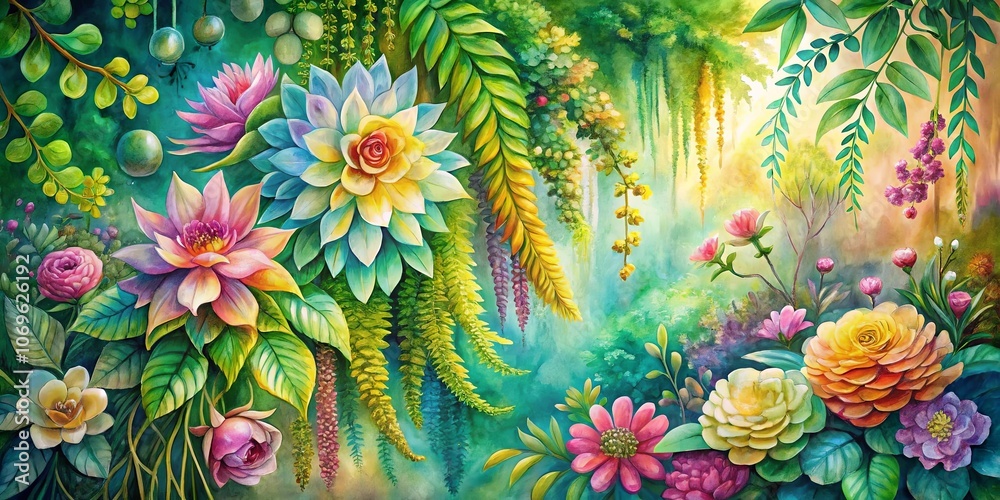 A vibrant floral tapestry woven with blooms of diverse hues, each petal a brushstroke of nature's palette, amidst lush foliage and delicate tendrils that dance in the gentle breeze. A vibrant floral tapestry woven with blooms of diverse hues, each petal a brushstroke of nature's palette, amidst lush foliage and delicate tendrils that dance in the gentle breeze.