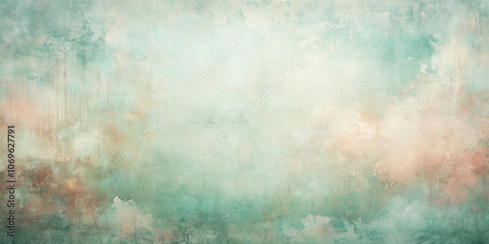 Obraz premium Abstract Watercolor Background with Soft Pastel Hues and Delicate Textural Elements