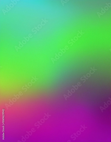 Abstract Green and Purple Gradient Background