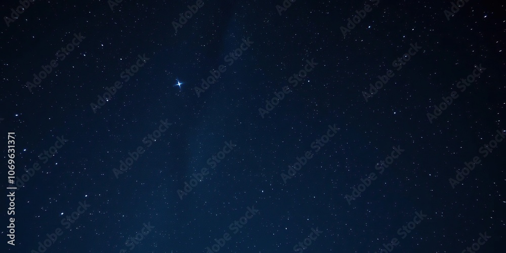 Fototapeta premium A breathtaking view of a starry night sky filled with twinkling stars, peaceful, constellation, cosmos